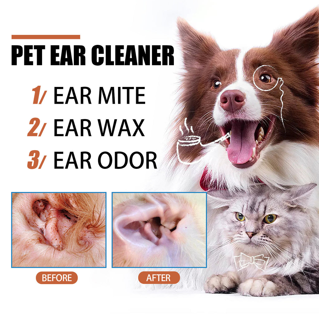 Pet Relief Ear Mite And Earwax Cleaner Drops