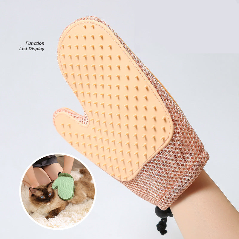 2-in-1 Cat and Dog Hair Removal Mitt
