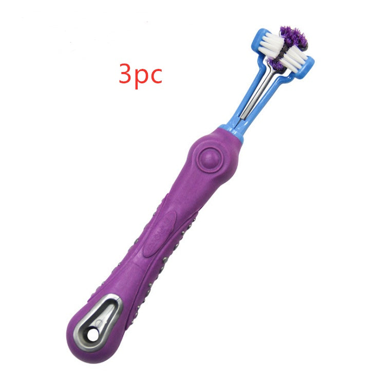 Dog 3 Sided Toothbrush