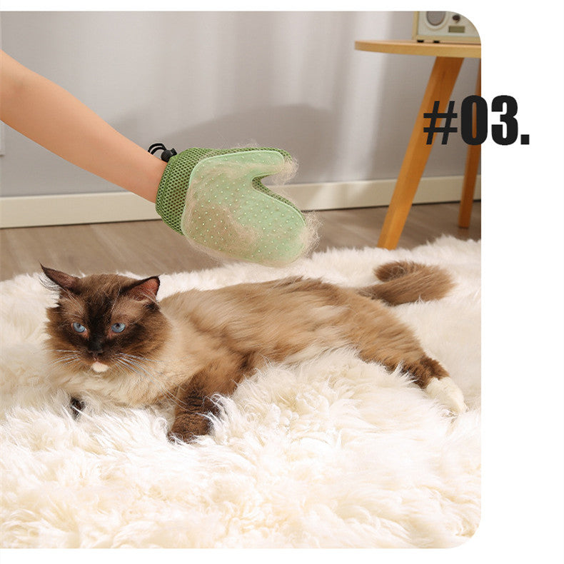2-in-1 Cat and Dog Hair Removal Mitt