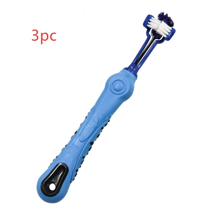 Dog 3 Sided Toothbrush