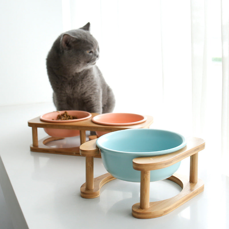 Handcrafted Ceramic Cat Bowls