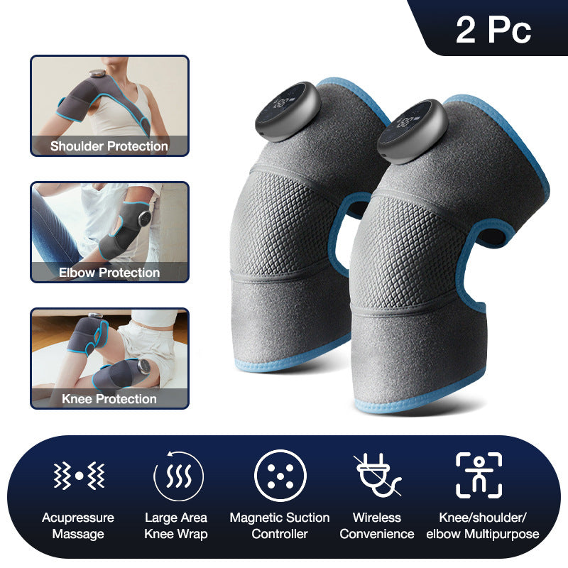 Electric Heated and Vibrating Knee Massage Pad