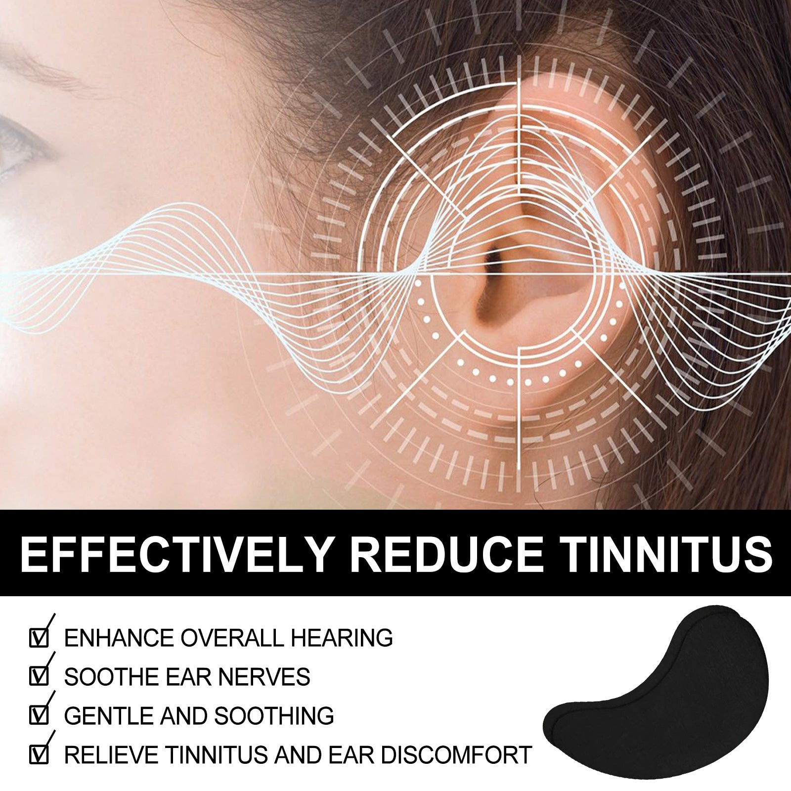 Black Truffle Tinnitus Ear Patch