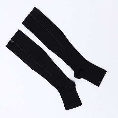 Sports Zippered Compression Socks