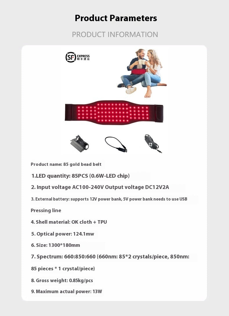 Red Light Infrared Physical Therapy Belt