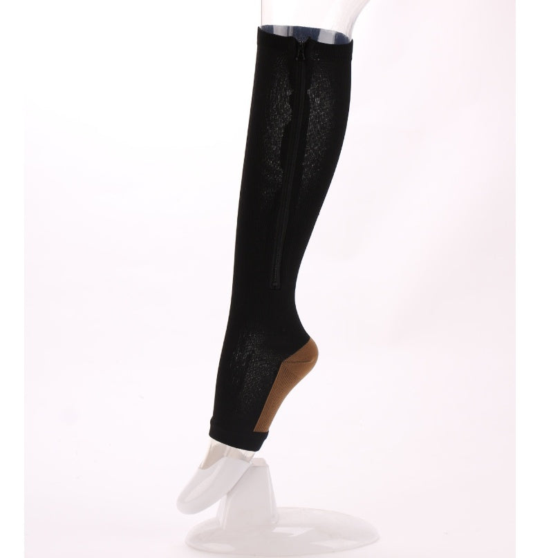 Sports Zippered Compression Socks