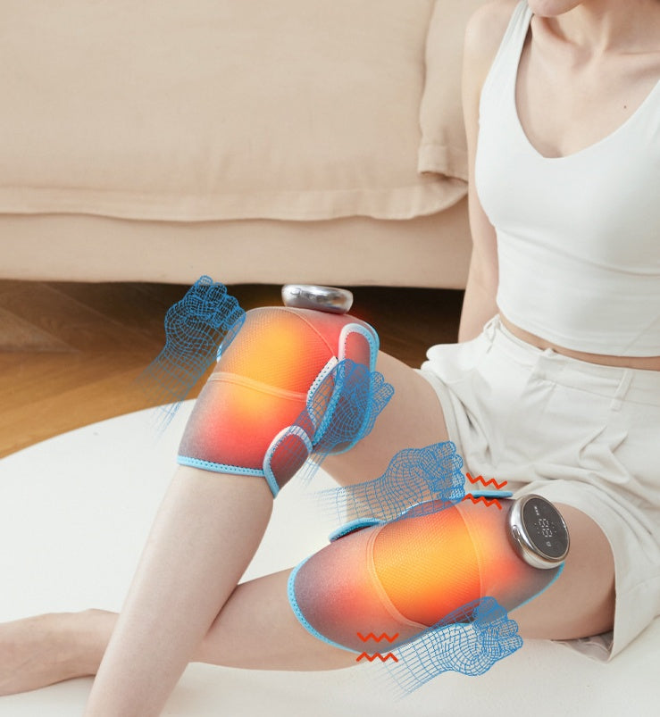 Electric Heated and Vibrating Knee Massage Pad