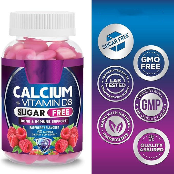 Calcium and D3 Sugar Free Gummies