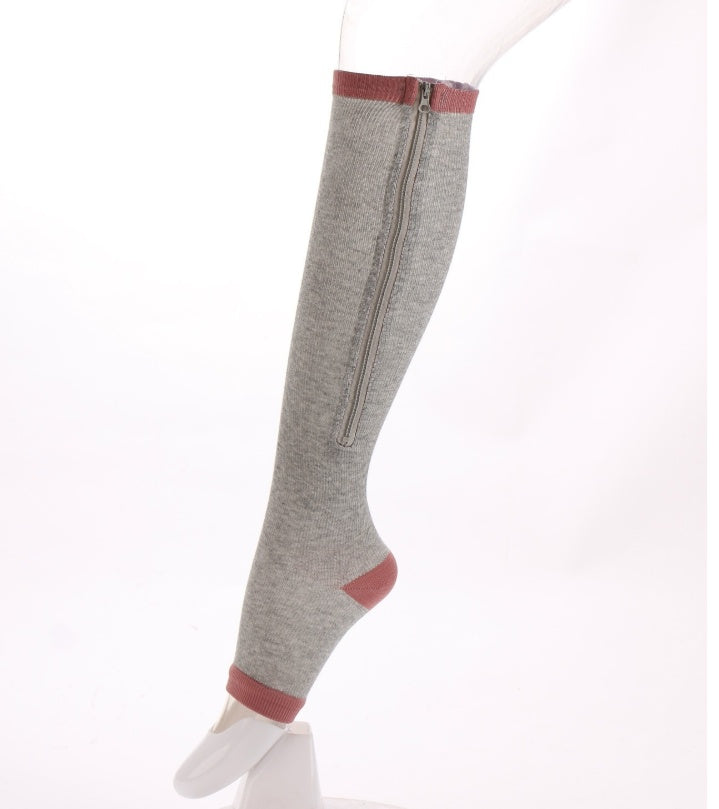 Sports Zippered Compression Socks