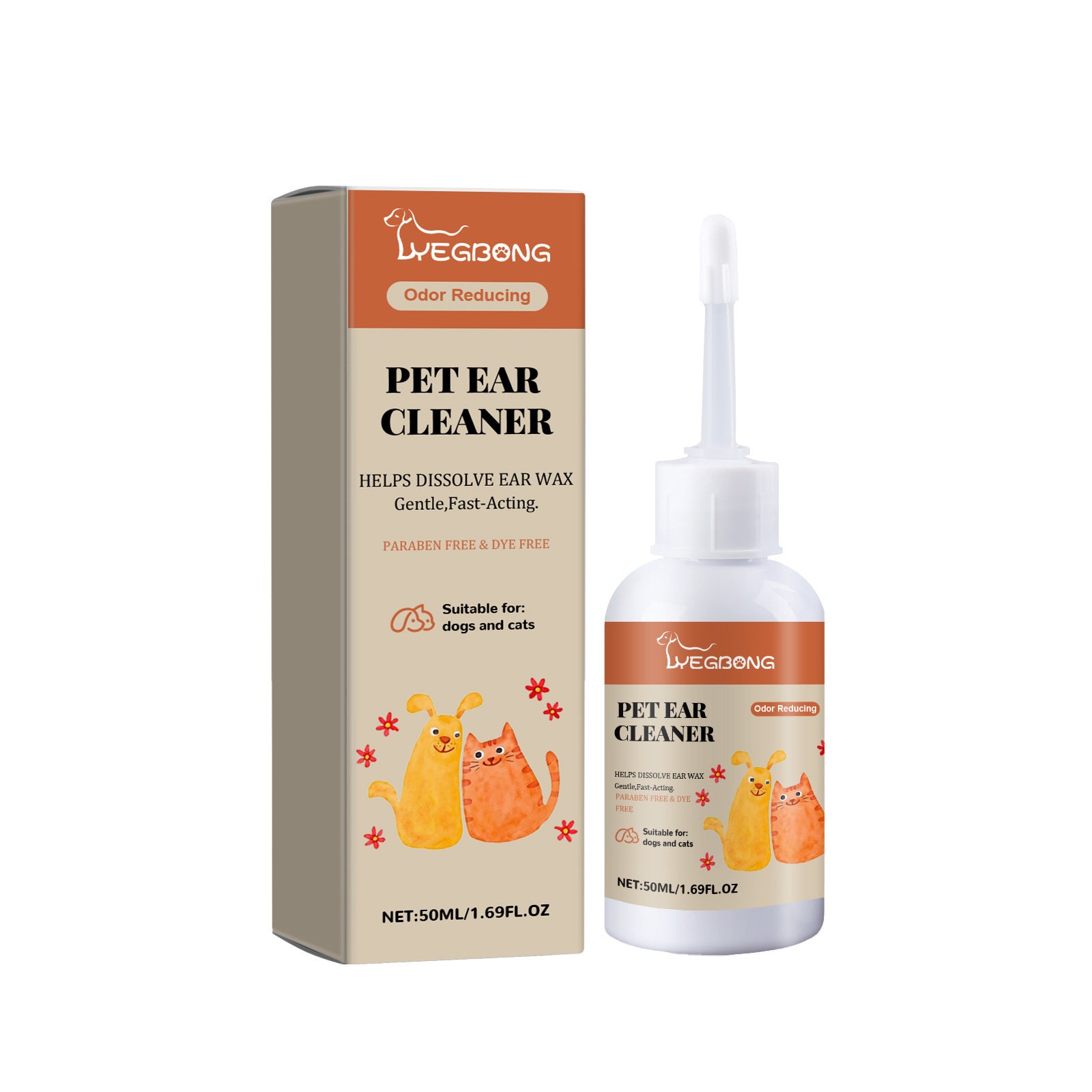 Pet Relief Ear Mite And Earwax Cleaner Drops