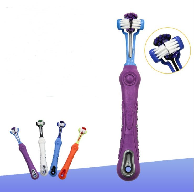 Dog 3 Sided Toothbrush