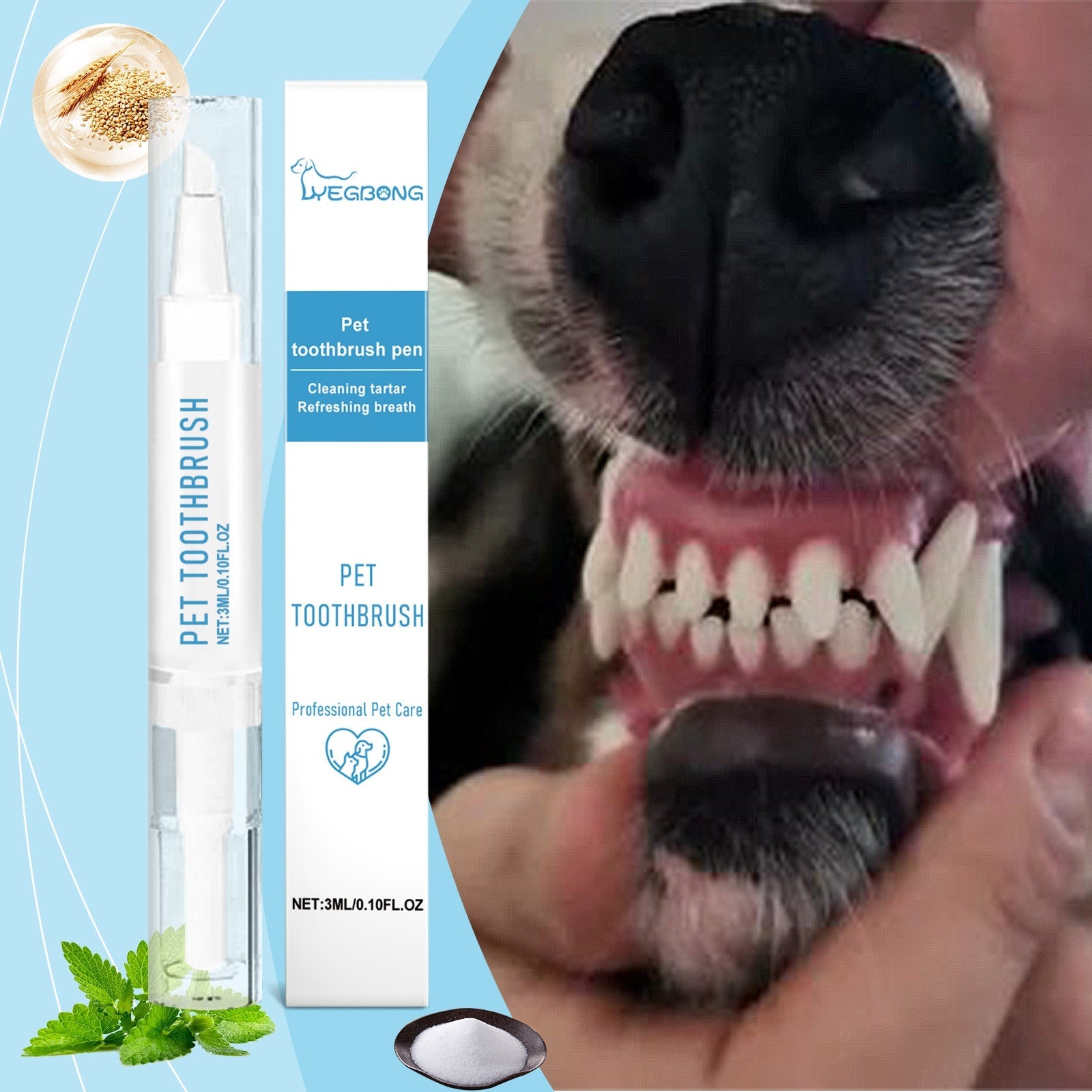Dog and Cat Breath Toothbrush Pen