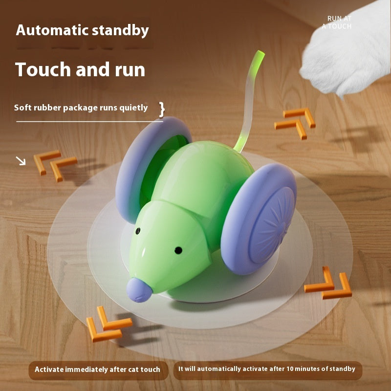 Cat Interactive Mouse Car Toy