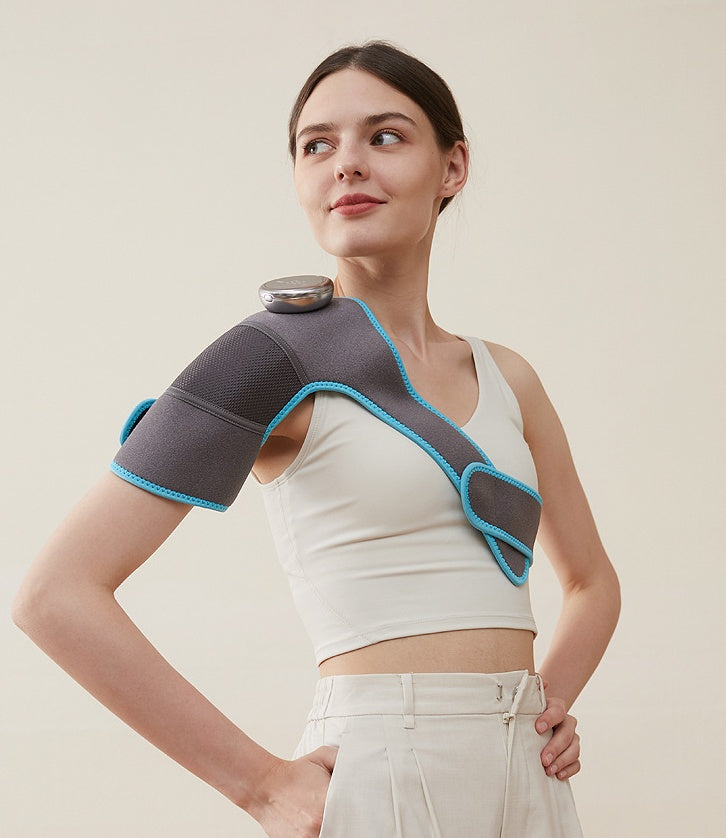 Electric Heated and Vibrating Knee Massage Pad