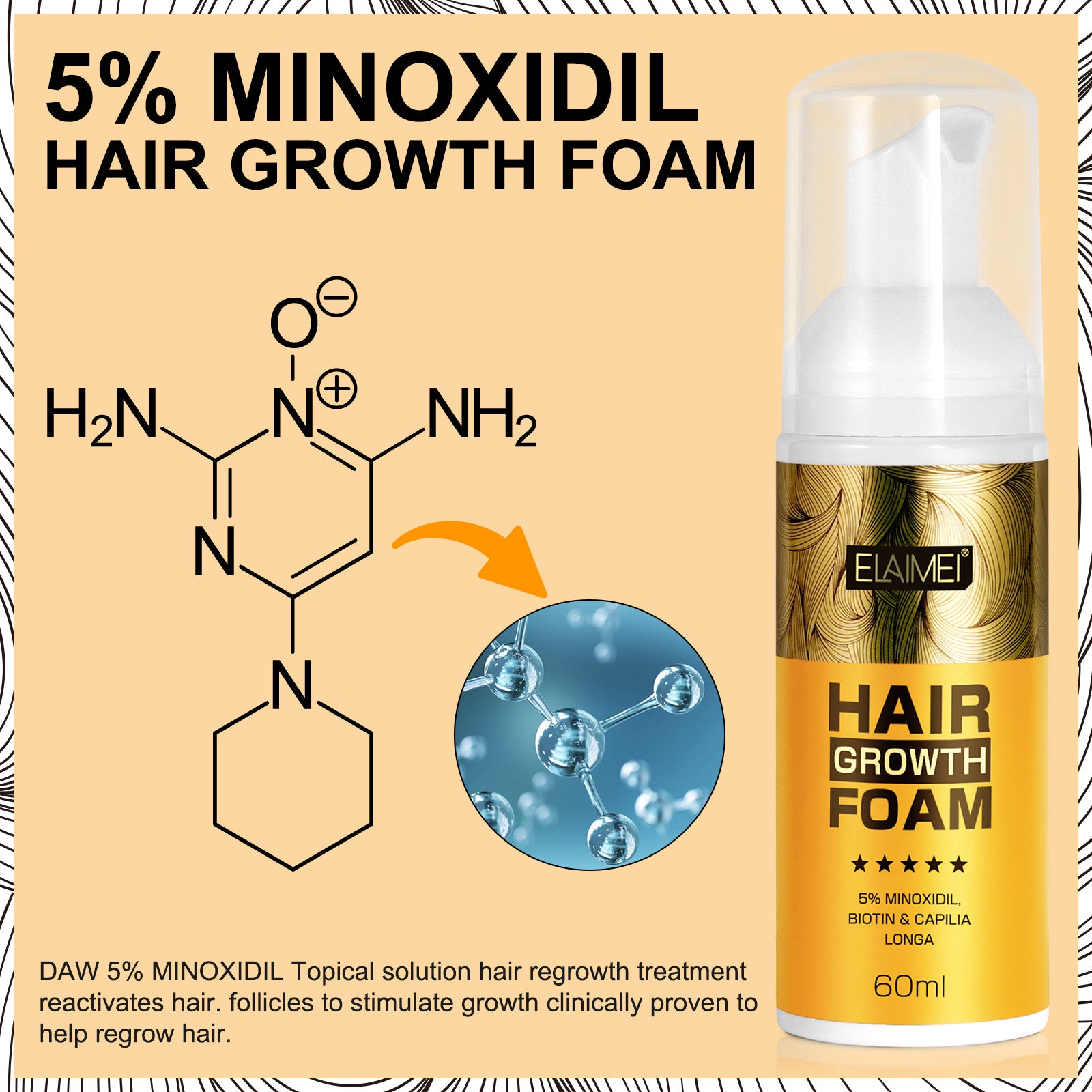 Hair Growth Foam