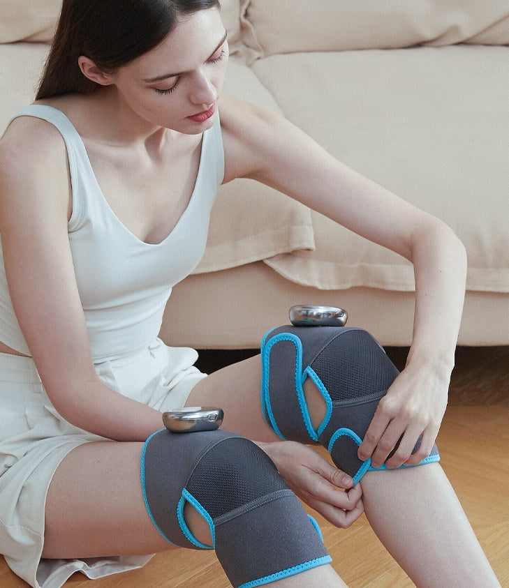 Electric Heated and Vibrating Knee Massage Pad