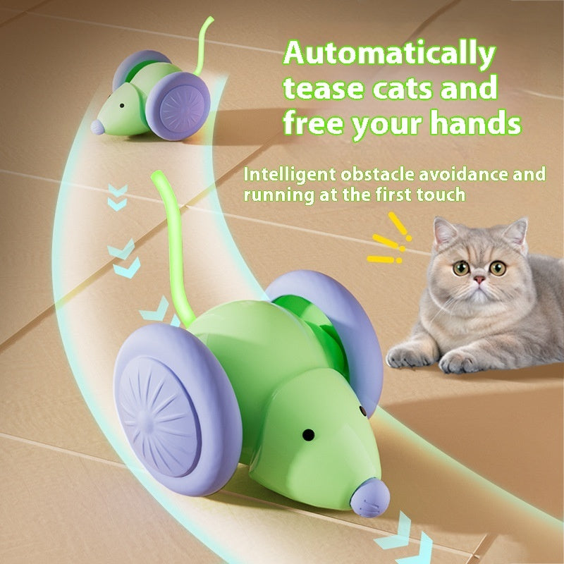 Cat Interactive Mouse Car Toy