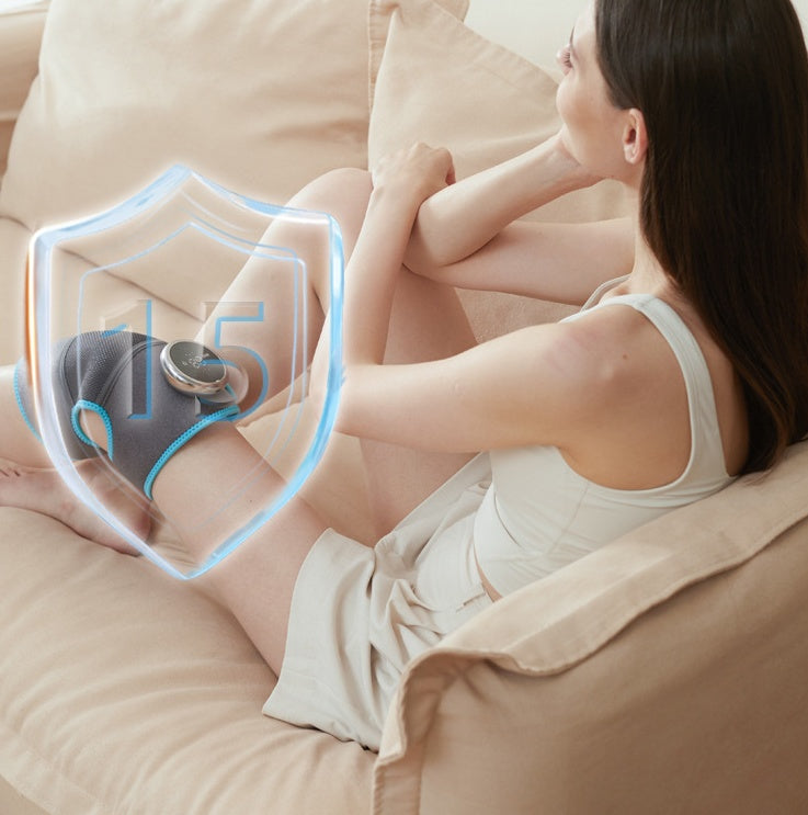 Electric Heated and Vibrating Knee Massage Pad