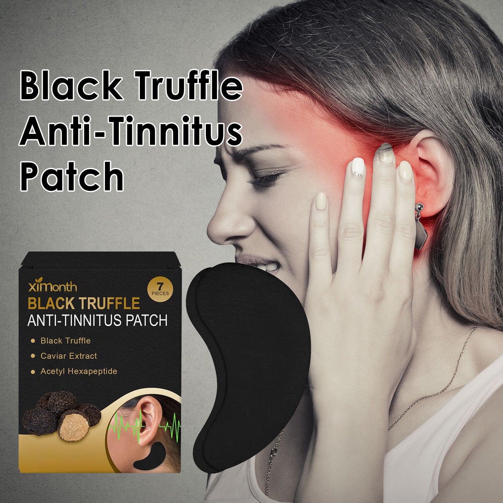 Black Truffle Tinnitus Ear Patch