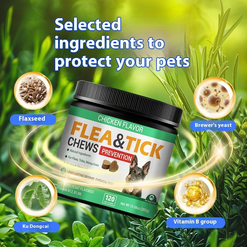 Cat and Dog Flea and Tick Chews
