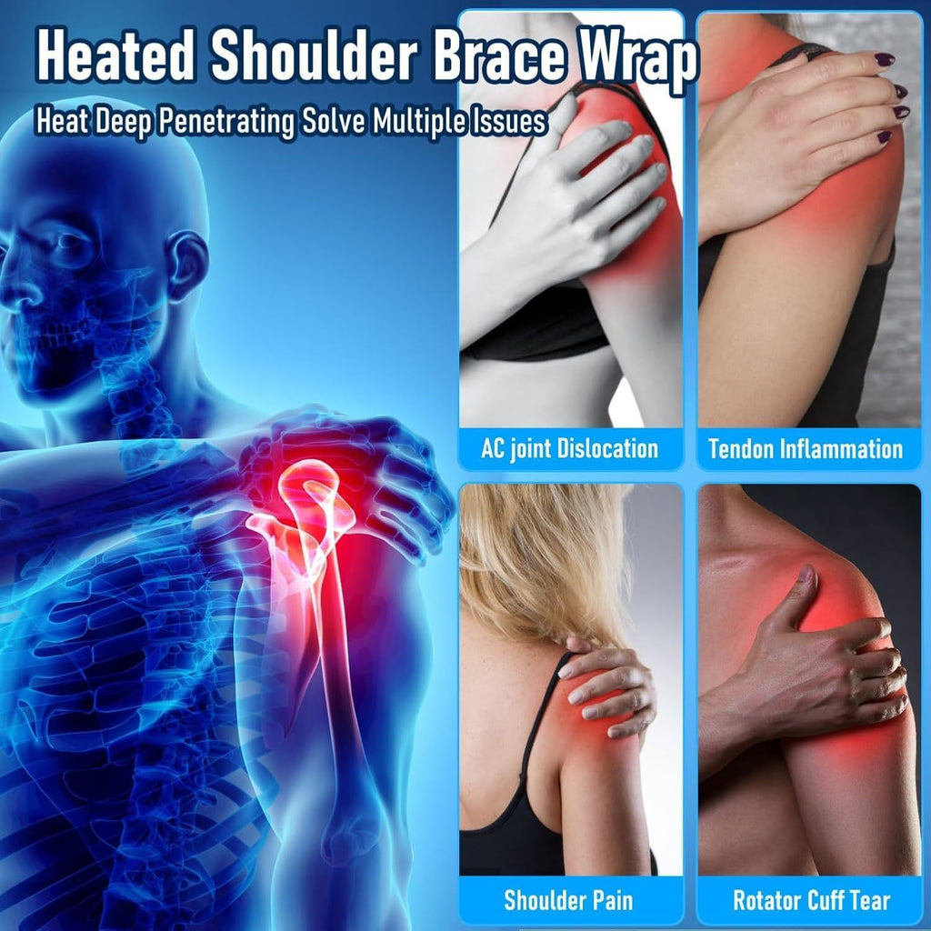 Heated Shoulder Neck And Joint Pain Relief Pad
