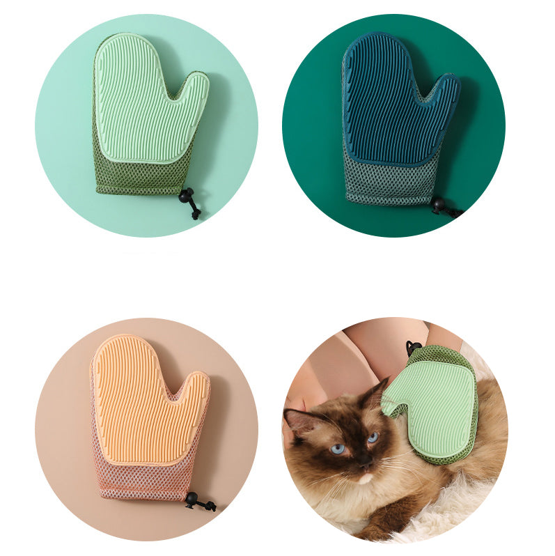 2-in-1 Cat and Dog Hair Removal Mitt