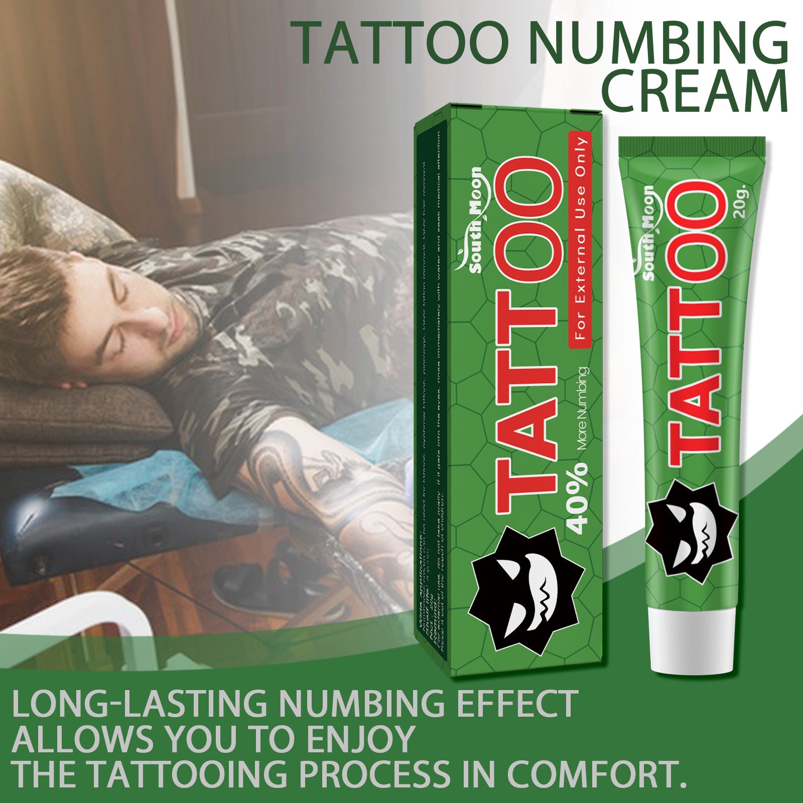 Tattoo Pain Care Relief Cream
